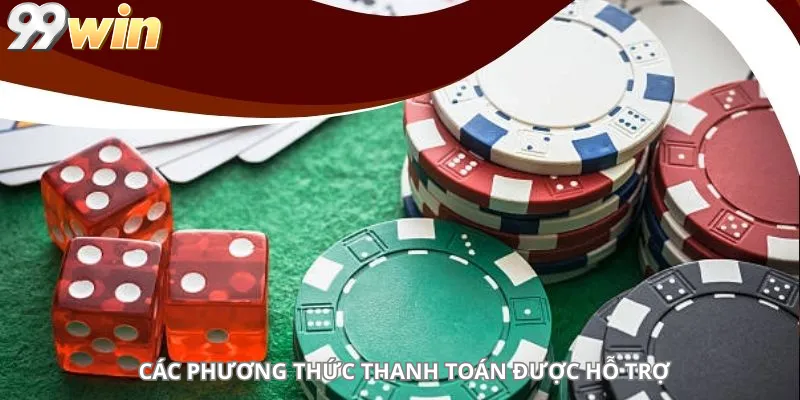 Các phương thức thanh toán được hỗ trợ